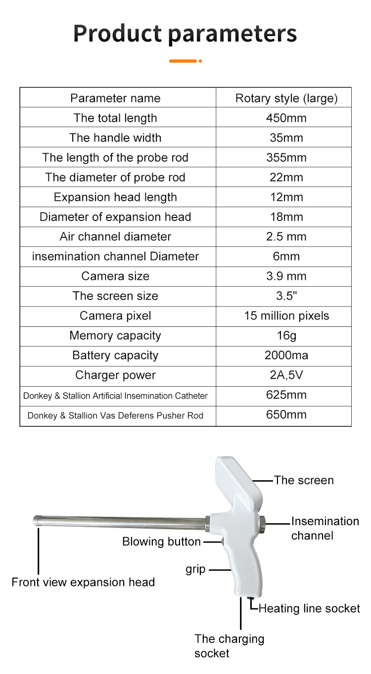 Donkey Horse Visual AI Insemination Gun Donkey Horse Visual AI Insemination Gun