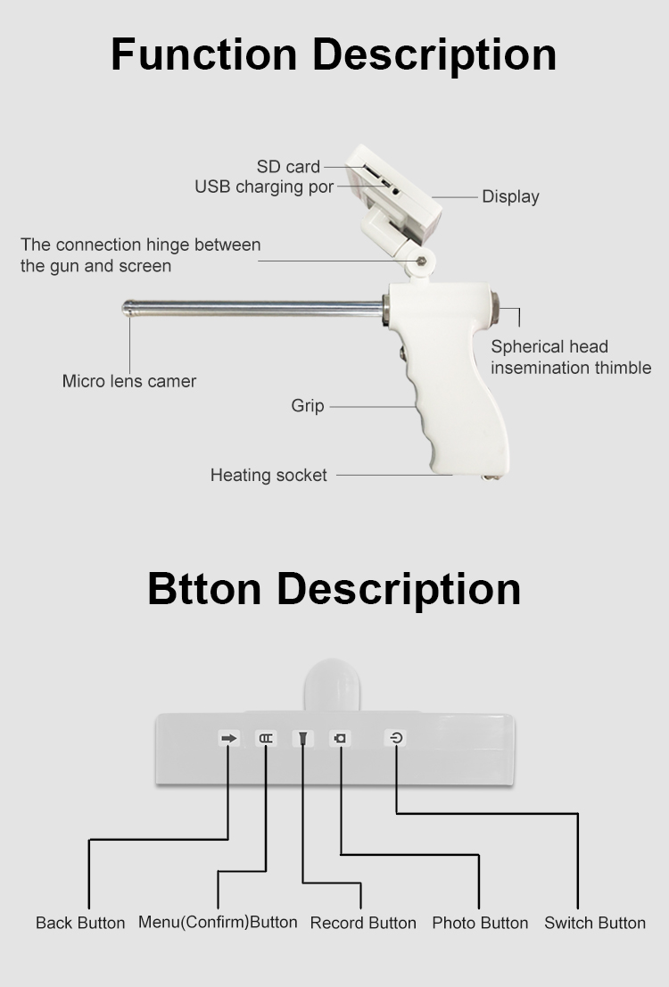 Sheep Visual AI Insemination Gun